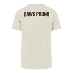 Cleveland Browns '47 Dawg Pound XL Backer Franklin T-Shirt Cream - 47 brand