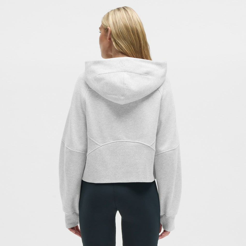Baltimore Ravens lululemon Women's Scuba Oversized Half-Zip Hoodie Heathered Core Ultra Light Grey - NFL