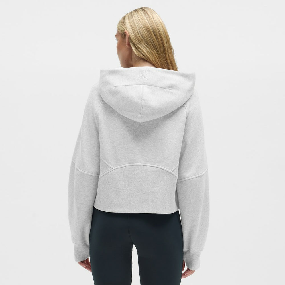 Cleveland Browns lululemon Women's Scuba Oversized Half-Zip Hoodie Heathered Core Ultra Light Grey - NFL