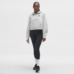 Miami Dolphins lululemon Women's Scuba Oversized Half-Zip Hoodie Heathered Core Ultra Light Grey - NFL