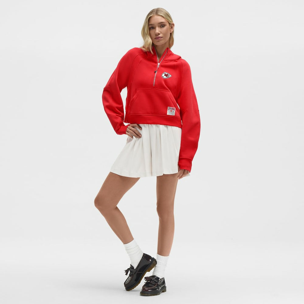 Kansas City Chiefs lululemon Women's Scuba Oversized Half-Zip Hoodie True Red - NFL