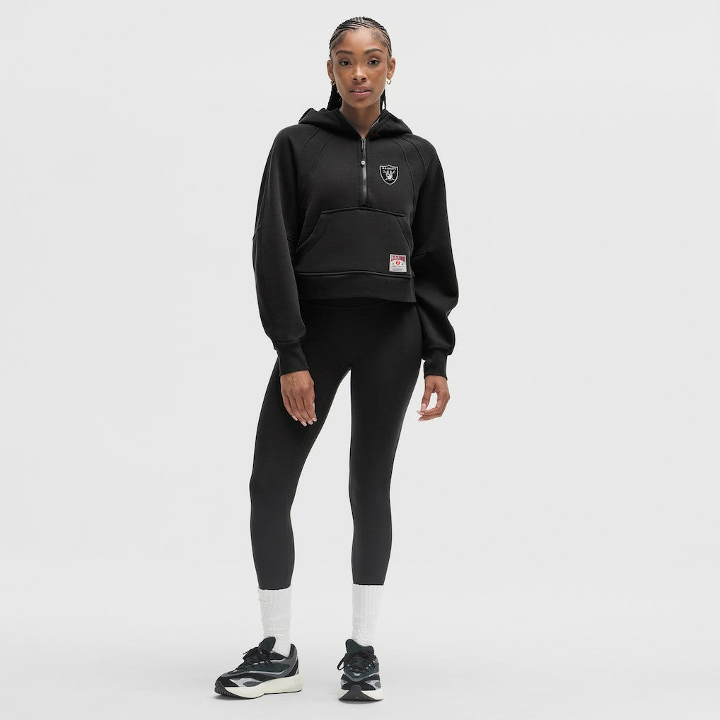 Las Vegas Raiders lululemon Women's Scuba Oversized Half-Zip Hoodie Black - NFL
