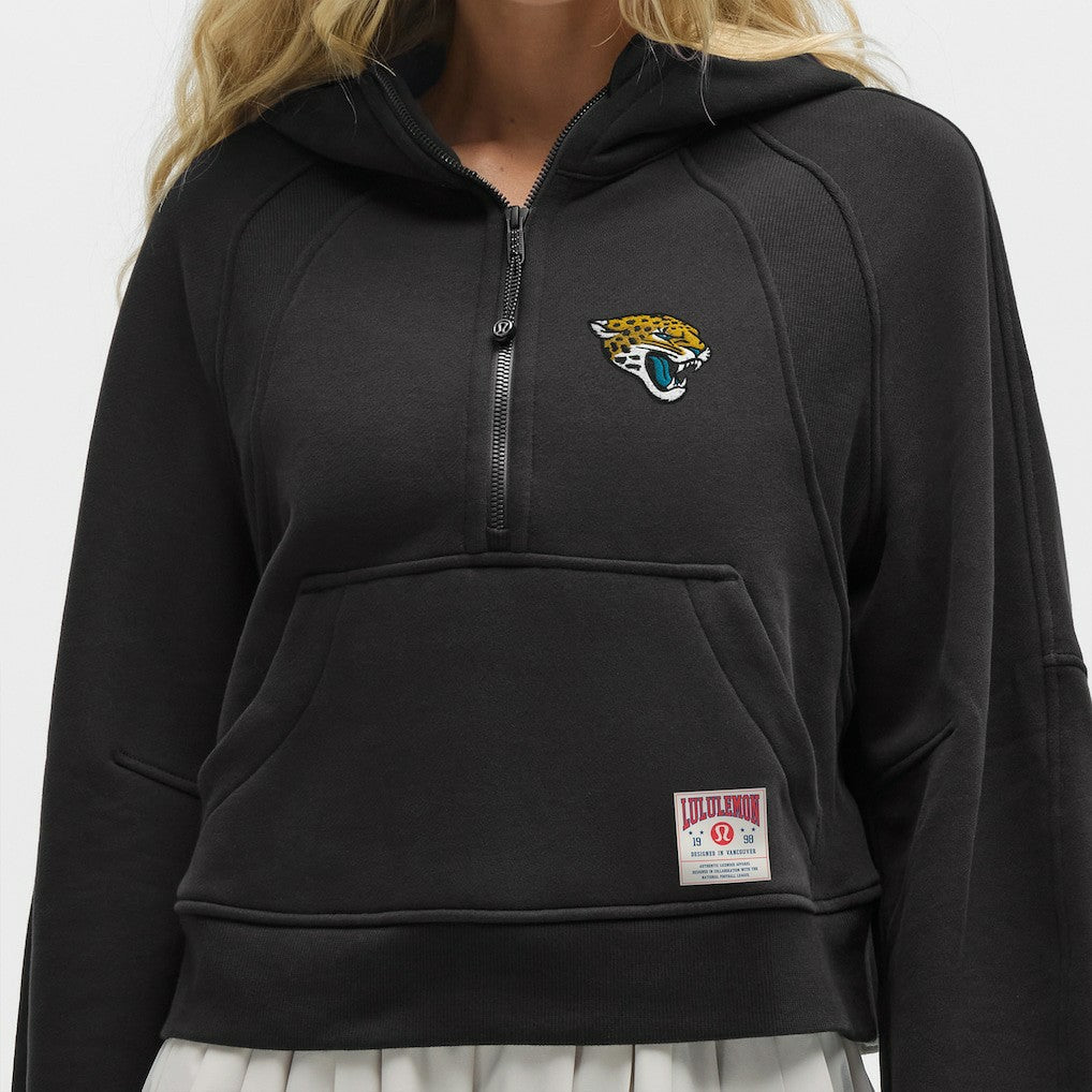 Jacksonville Jaguars lululemon Women's Scuba Oversized Half-Zip Hoodie Black - NFL