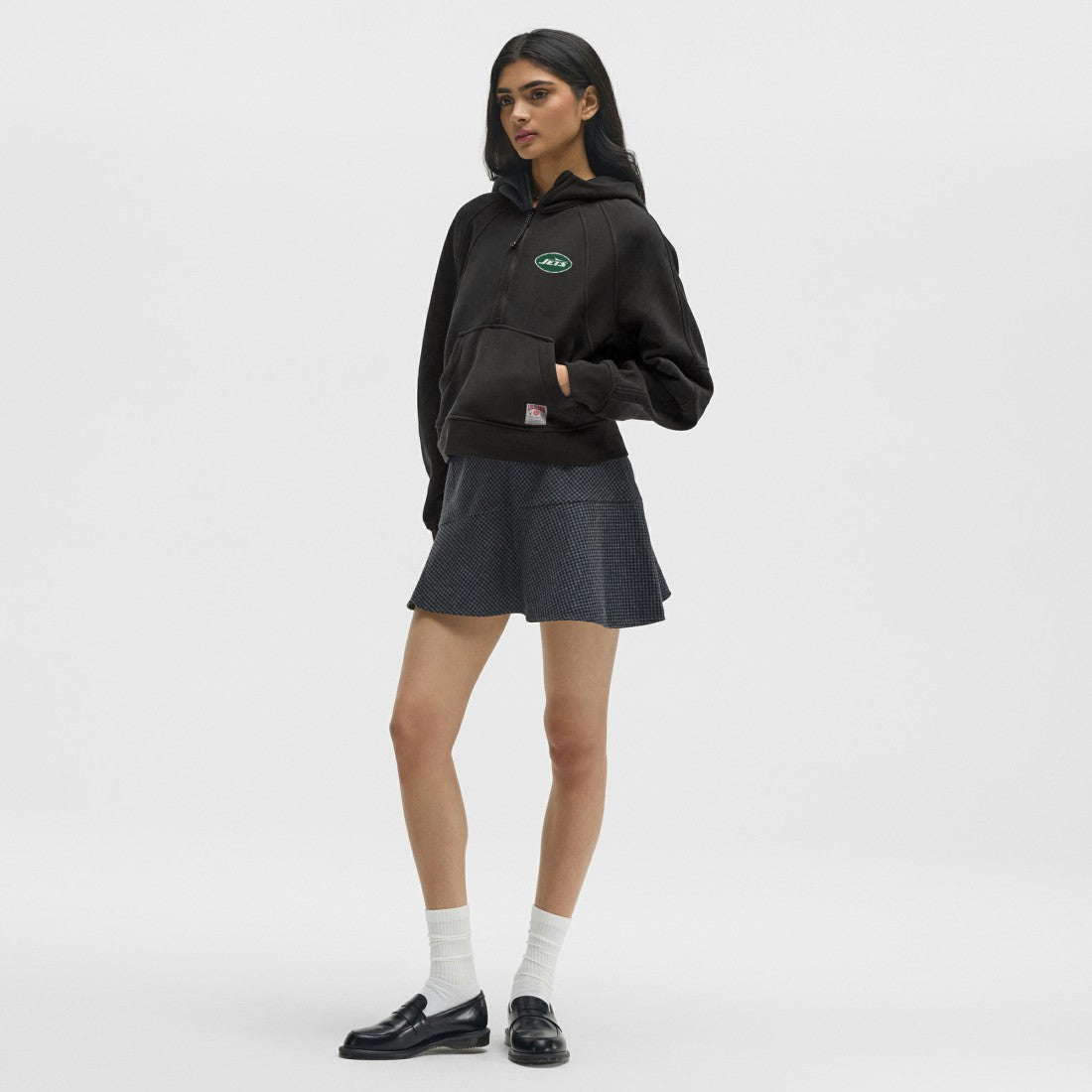 New York Jets lululemon Women's Scuba Oversized Half-Zip Hoodie Black - NFL