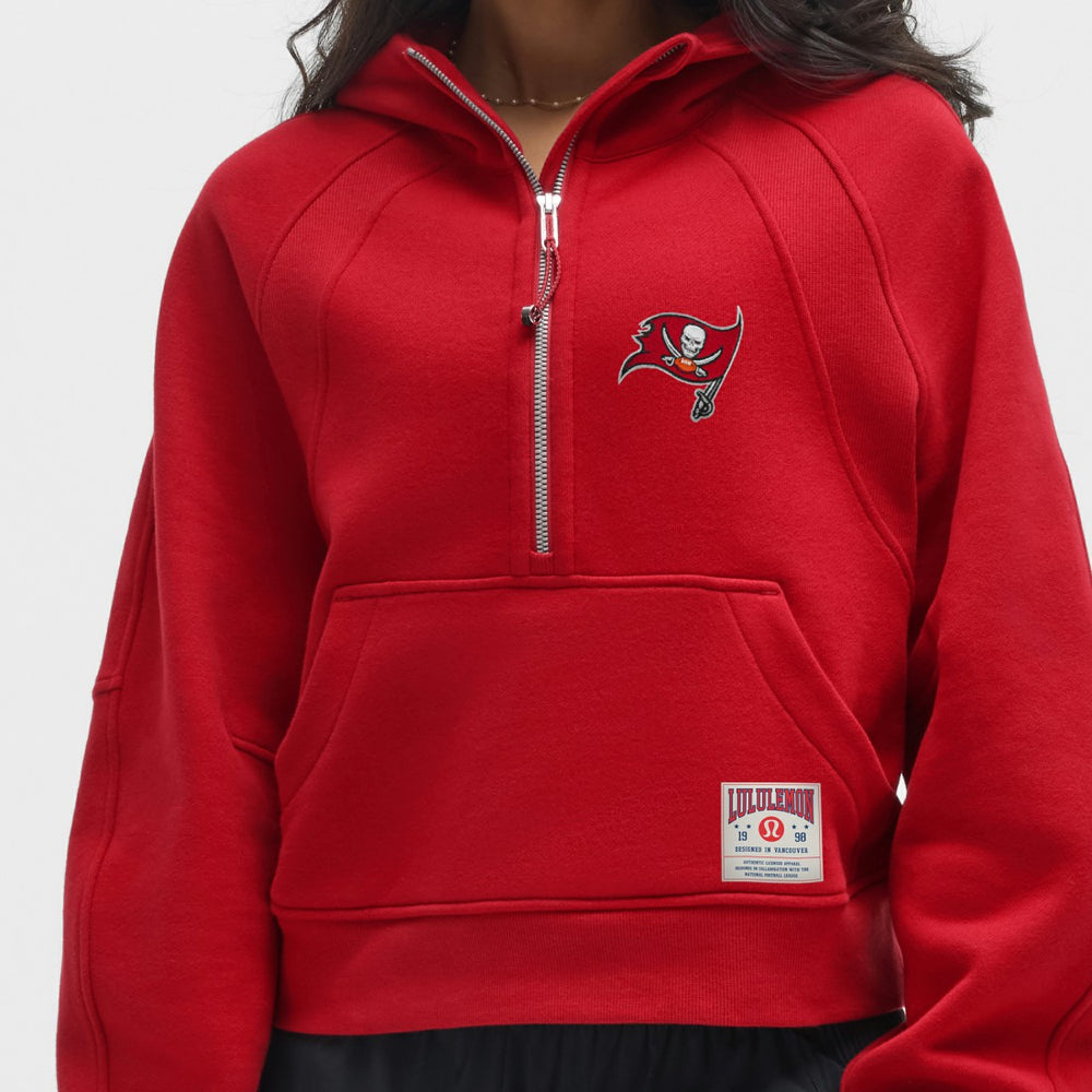 Tampa Bay Buccaneers lululemon Women's Scuba Oversized Half-Zip Hoodie College Crimson - NFL