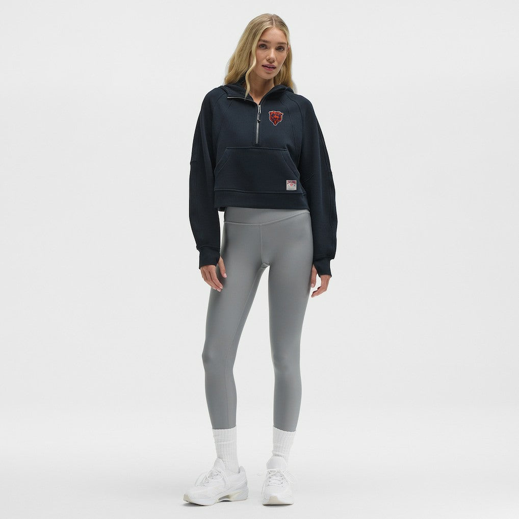 Chicago Bears lululemon Women's Scuba Oversized Half-Zip Hoodie True Navy - NFL