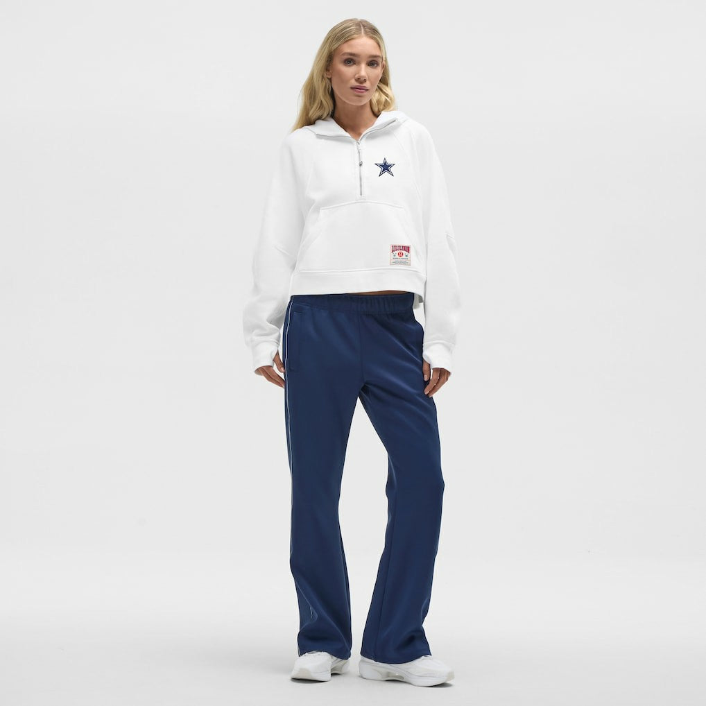 Dallas Cowboys lululemon Women's Scuba Oversized Half-Zip Hoodie White - NFL