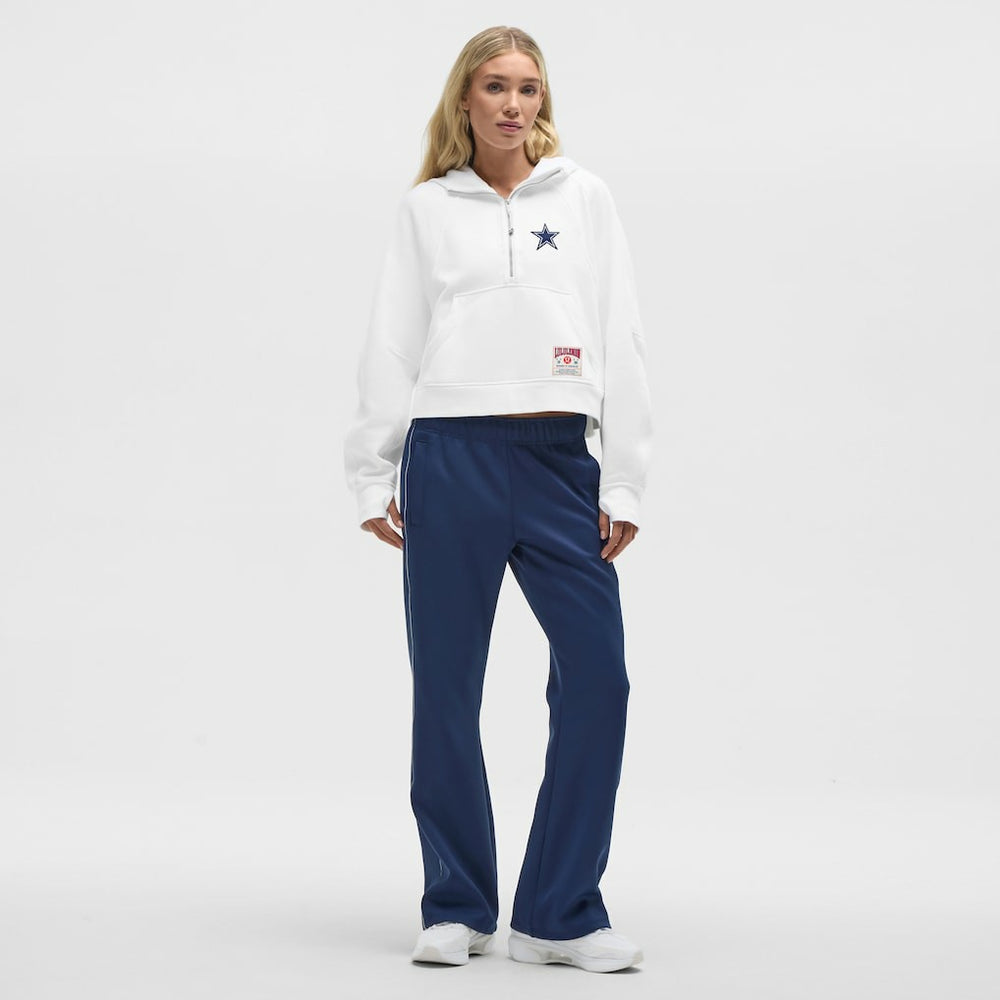 Dallas Cowboys lululemon Women's Scuba Oversized Half-Zip Hoodie White - NFL