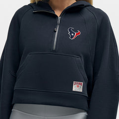 Houston Texans lululemon Women's Scuba Oversized Half-Zip Hoodie True Navy - NFL