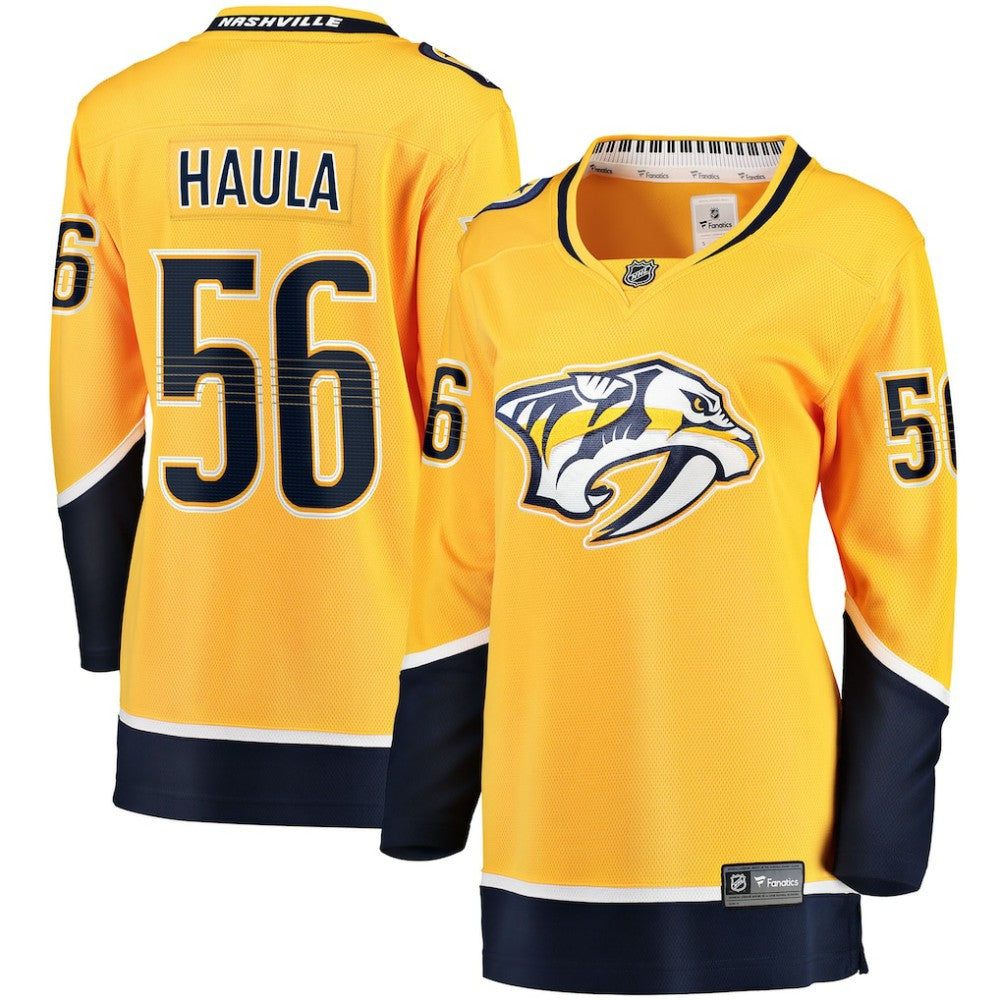 Erik Haula Nashville Predators - Fanatics Women's Home Breakaway Player Jersey Gold