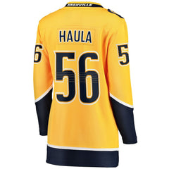 Erik Haula Nashville Predators - Fanatics Women's Home Breakaway Player Jersey Gold
