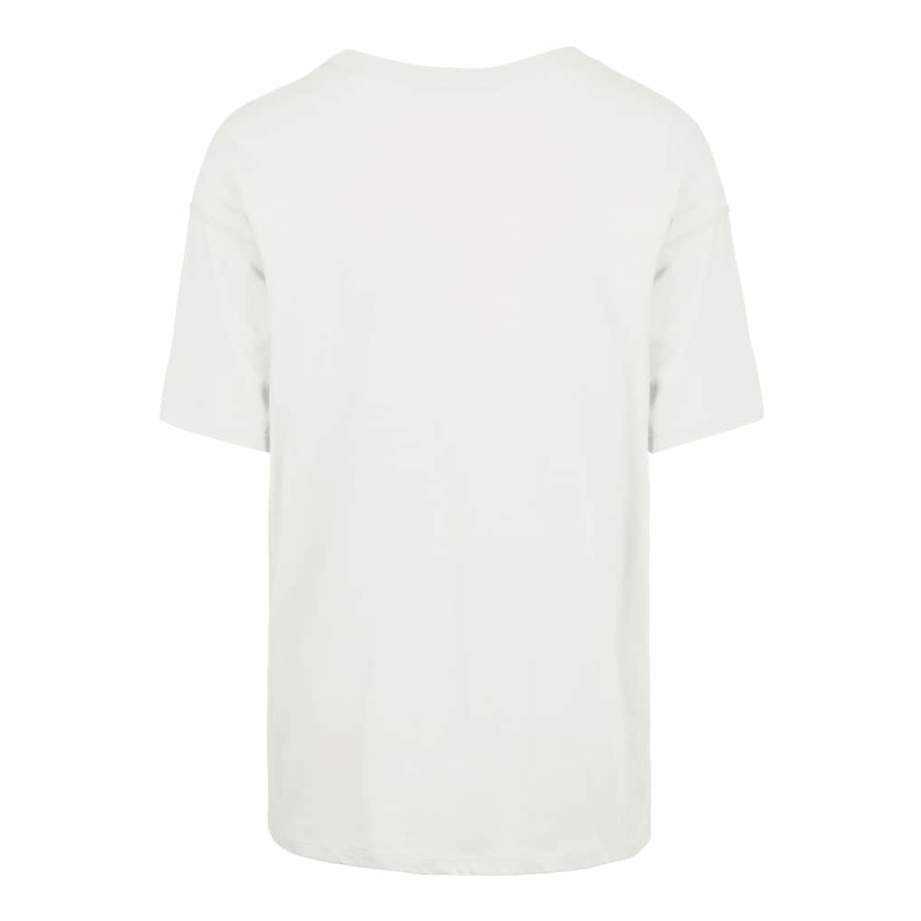 Cleveland Browns '47 Women's Dawg Pound XL Premier Sadie Oversized T-Shirt Cream - 47 brand