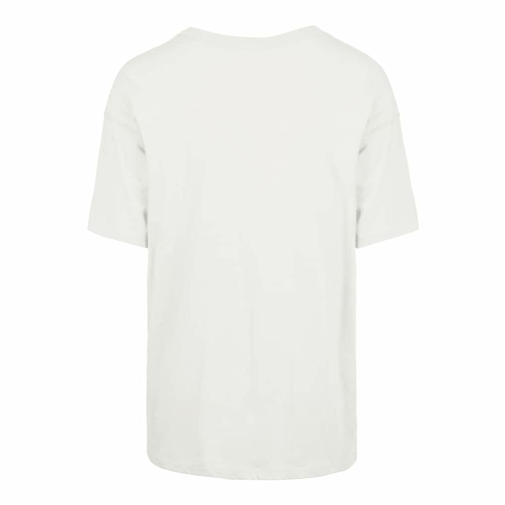 Cleveland Browns '47 Women's Dawg Pound XL Premier Sadie Oversized T-Shirt Cream - 47 brand