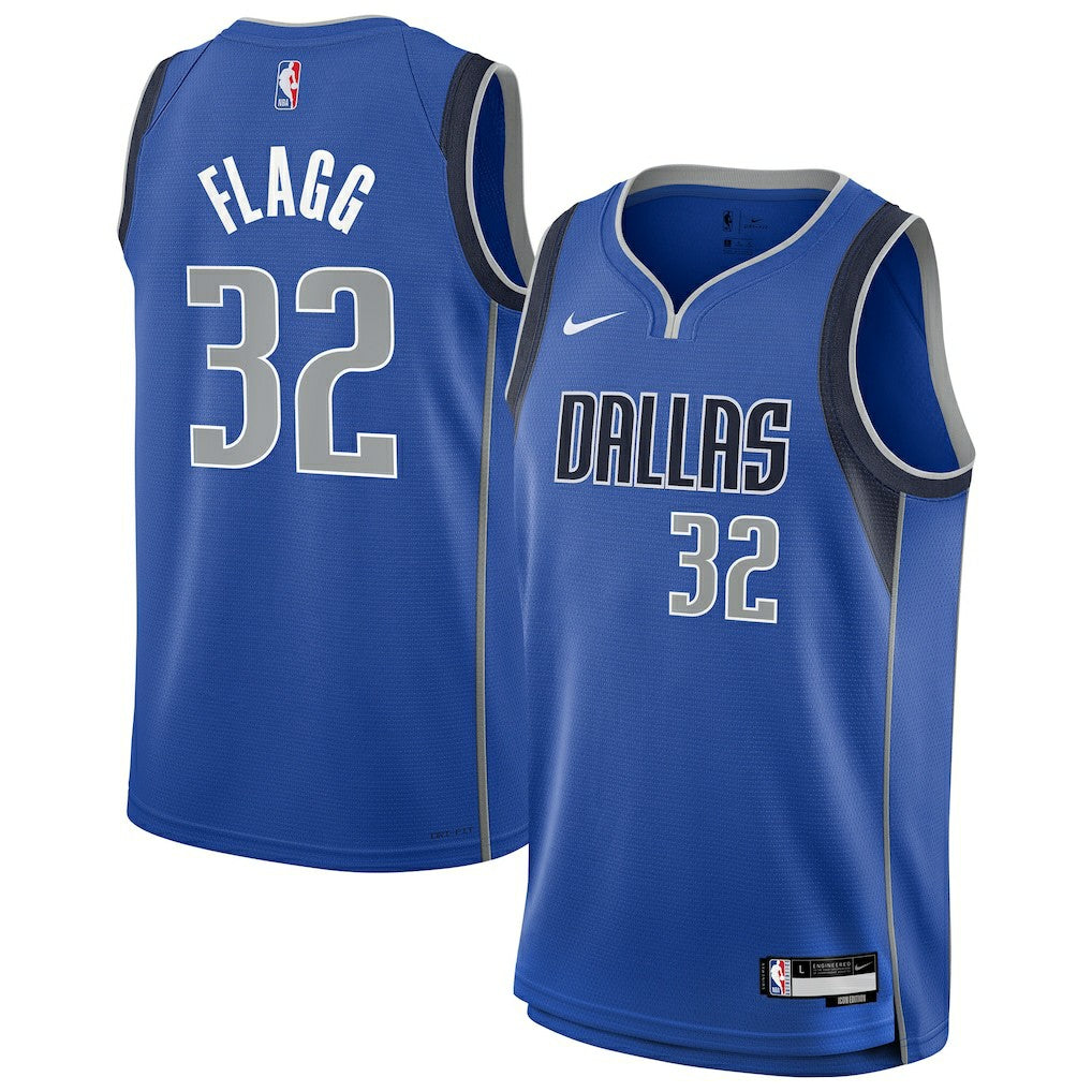 Nike - Cooper Flagg Dallas Mavericks Youth Swingman Jersey - Icon Editi- Blue