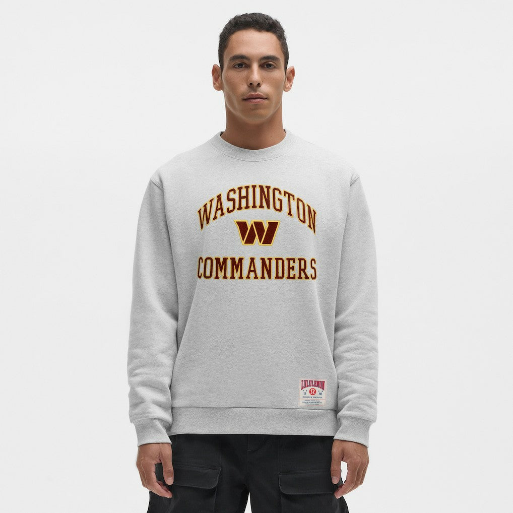 Washington Commanders lululemon Steady State Sweatshirt Heathered Silver Drop - NFL