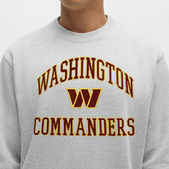 Washington Commanders lululemon Steady State Sweatshirt Heathered Silver Drop - NFL