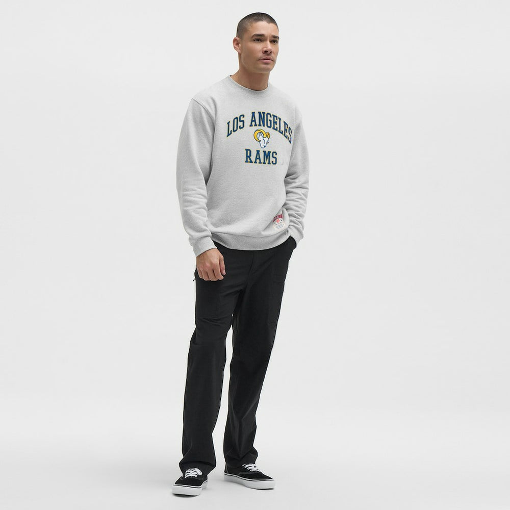 Los Angeles Rams lululemon Steady State Sweatshirt Heathered Silver Drop - NFL