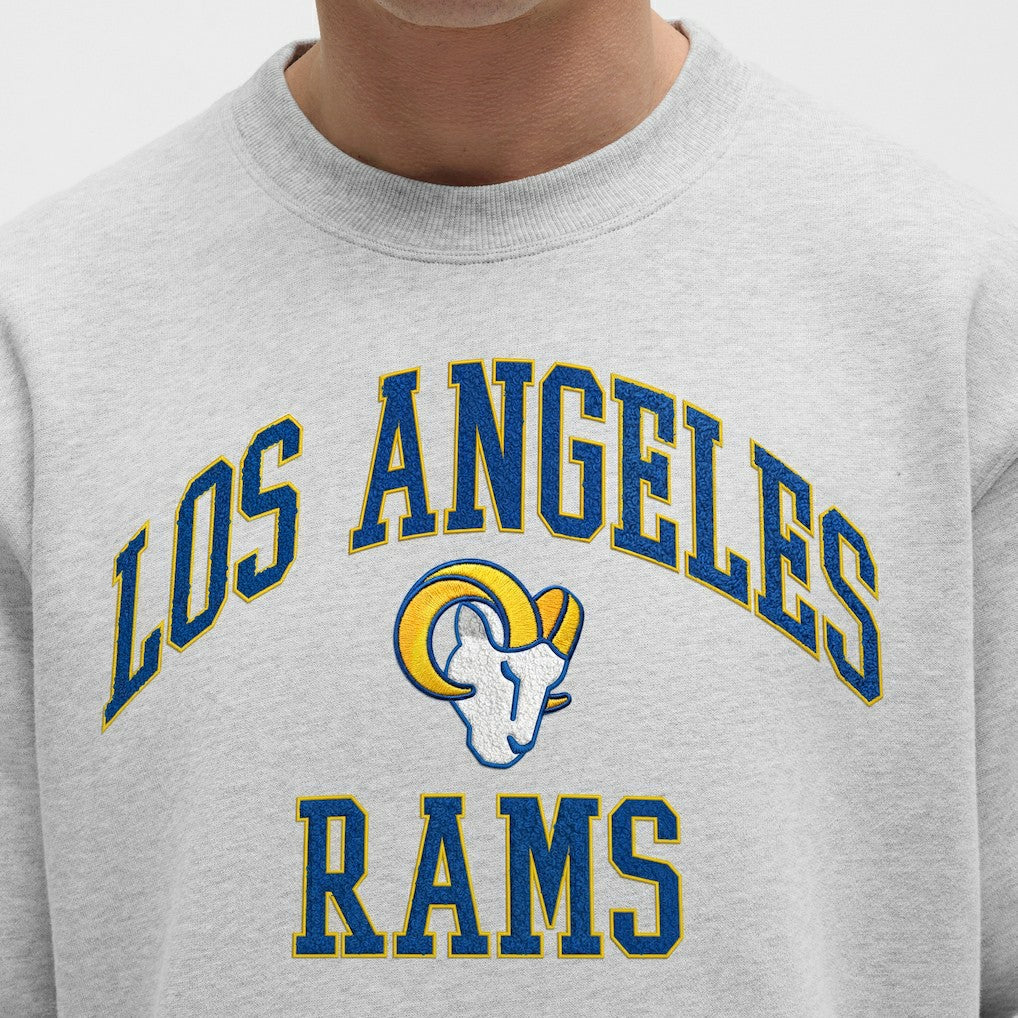 Los Angeles Rams lululemon Steady State Sweatshirt Heathered Silver Drop - NFL