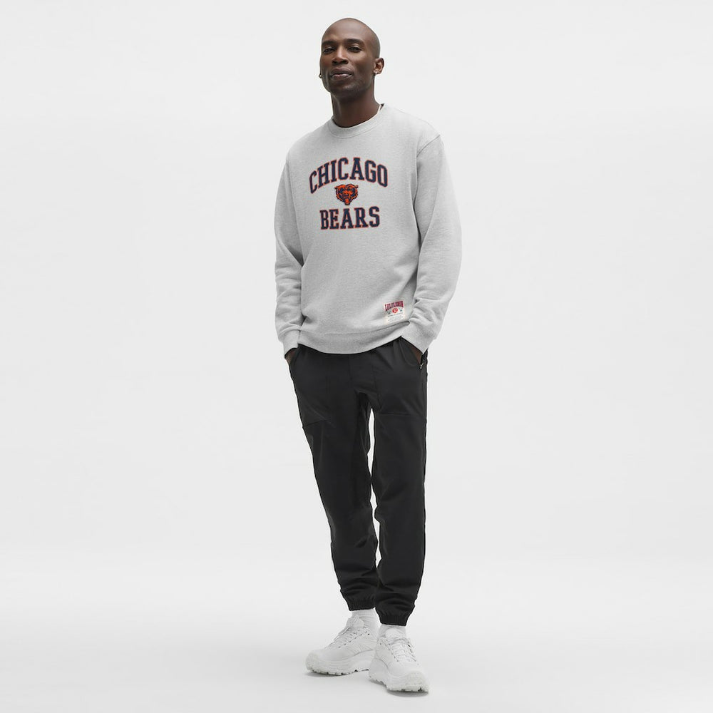 Chicago Bears lululemon Steady State Sweatshirt Heathered Silver Drop - NFL
