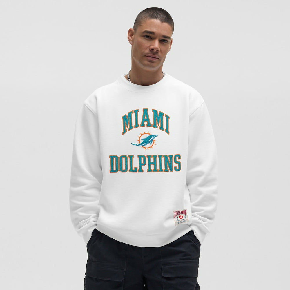 Miami Dolphins lululemon Steady State Sweatshirt White - NFL