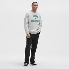 Miami Dolphins lululemon Steady State Sweatshirt Heathered Silver Drop - NFL