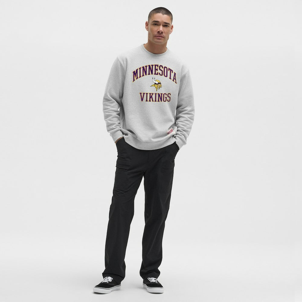 Minnesota Vikings lululemon Steady State Sweatshirt Heathered Silver Drop - NFL