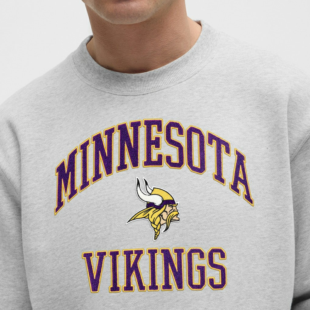 Minnesota Vikings lululemon Steady State Sweatshirt Heathered Silver Drop - NFL
