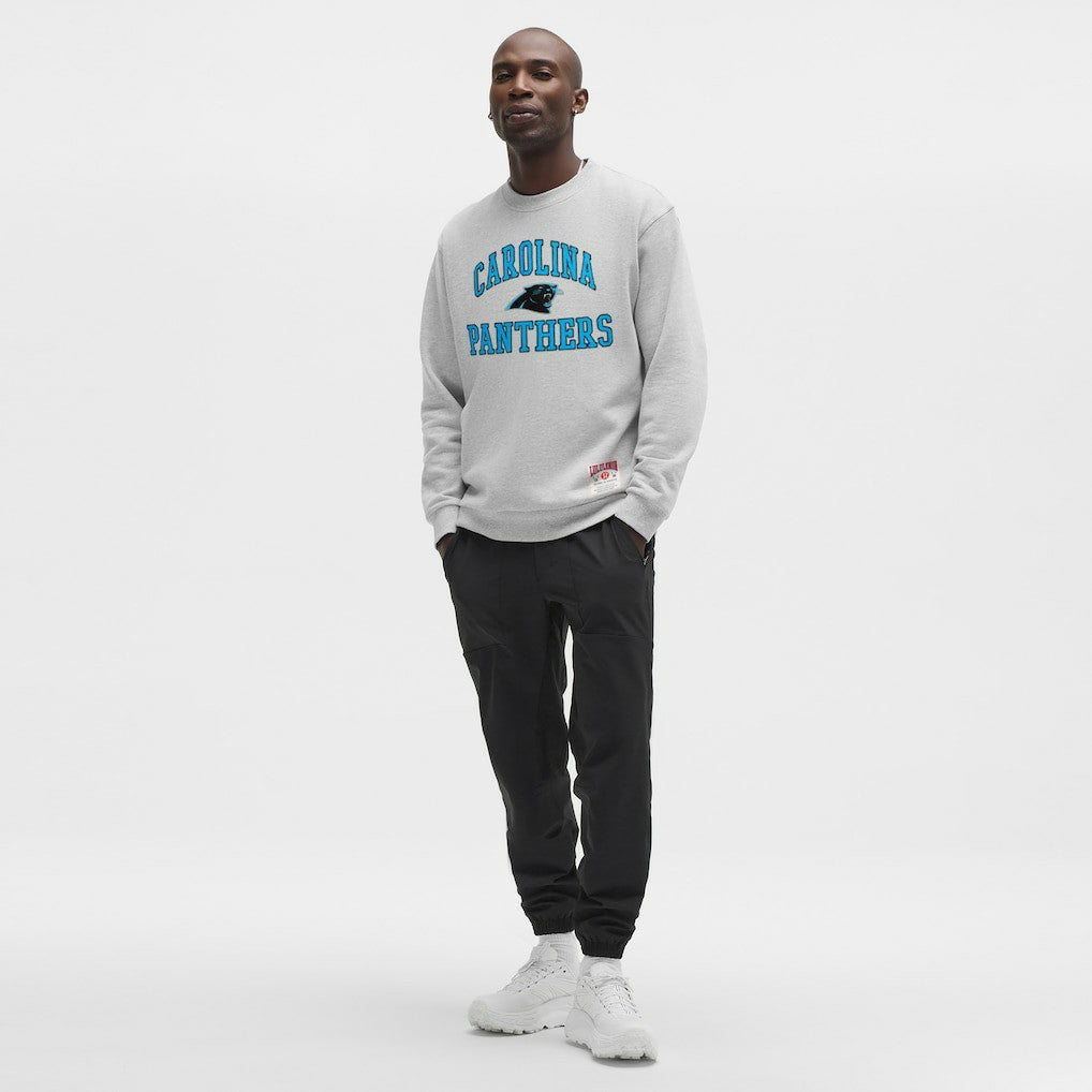 Carolina Panthers lululemon Steady State Sweatshirt Heathered Silver Drop - NFL
