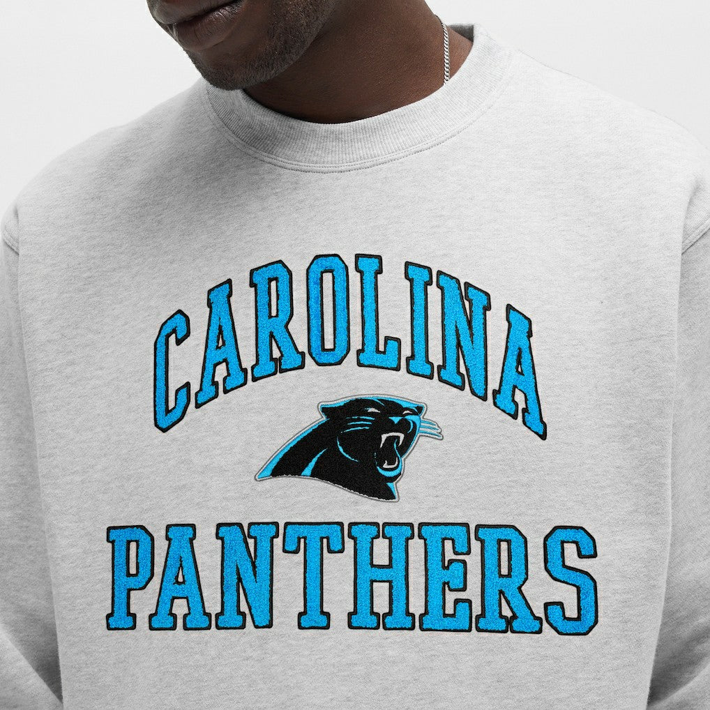 Carolina Panthers lululemon Steady State Sweatshirt Heathered Silver Drop - NFL