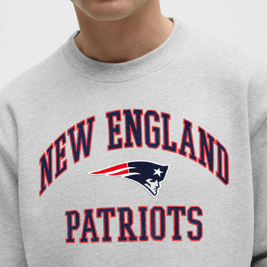 New England Patriots lululemon Steady State Sweatshirt Heathered Silver Drop - NFL