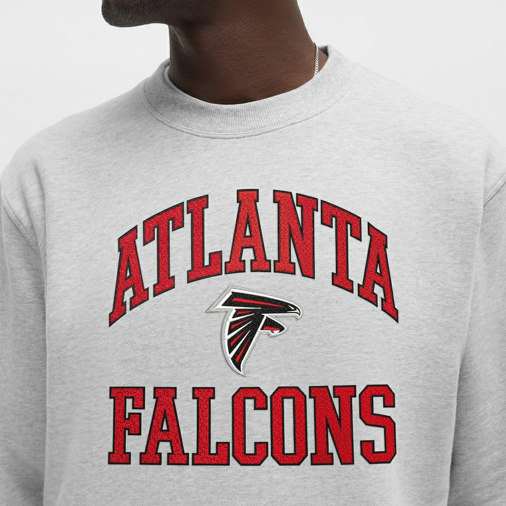 Atlanta Falcons lululemon Steady State Sweatshirt Heathered Silver Drop - NFL