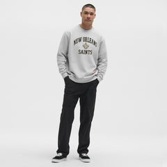 New Orleans Saints lululemon Steady State Sweatshirt Heathered Silver Drop - NFL