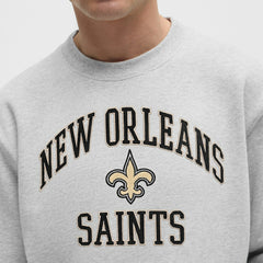 New Orleans Saints lululemon Steady State Sweatshirt Heathered Silver Drop - NFL