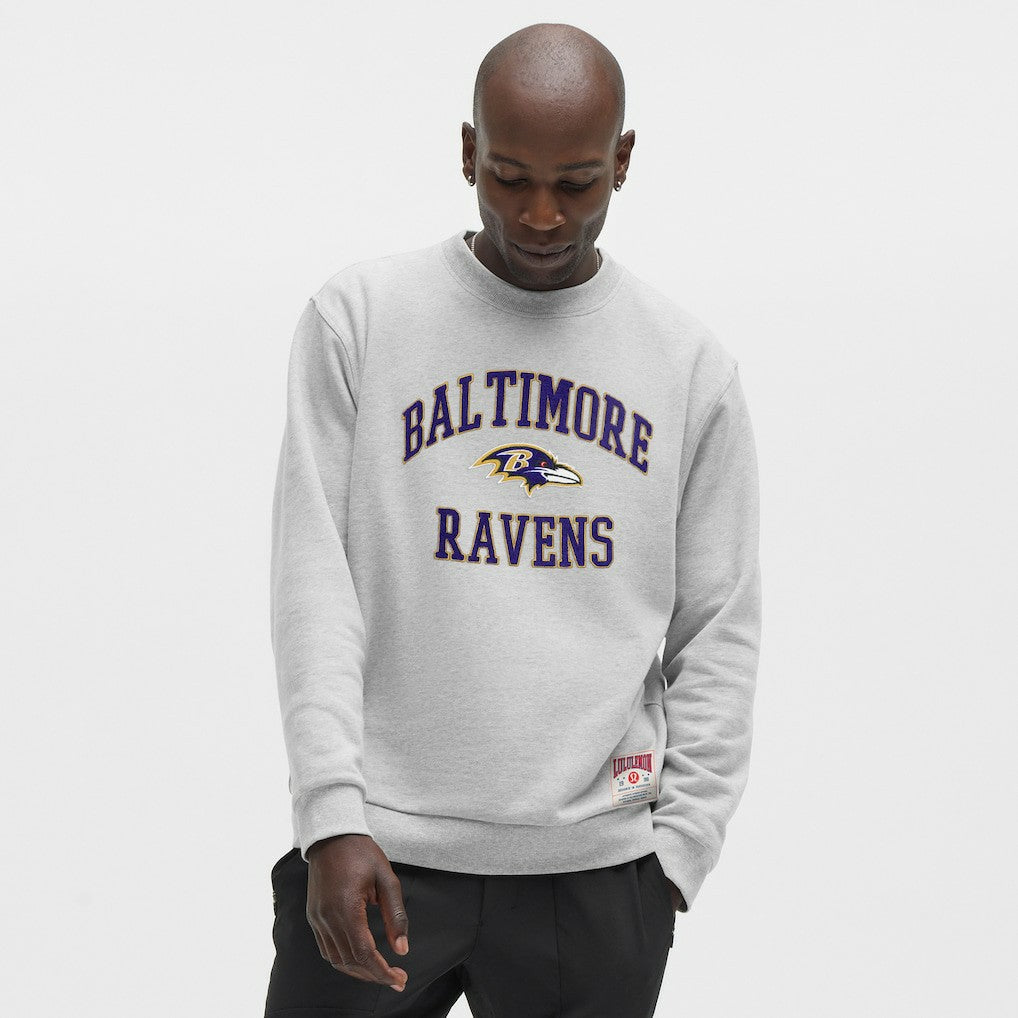 Baltimore Ravens lululemon Steady State Sweatshirt Heathered Silver Drop - NFL
