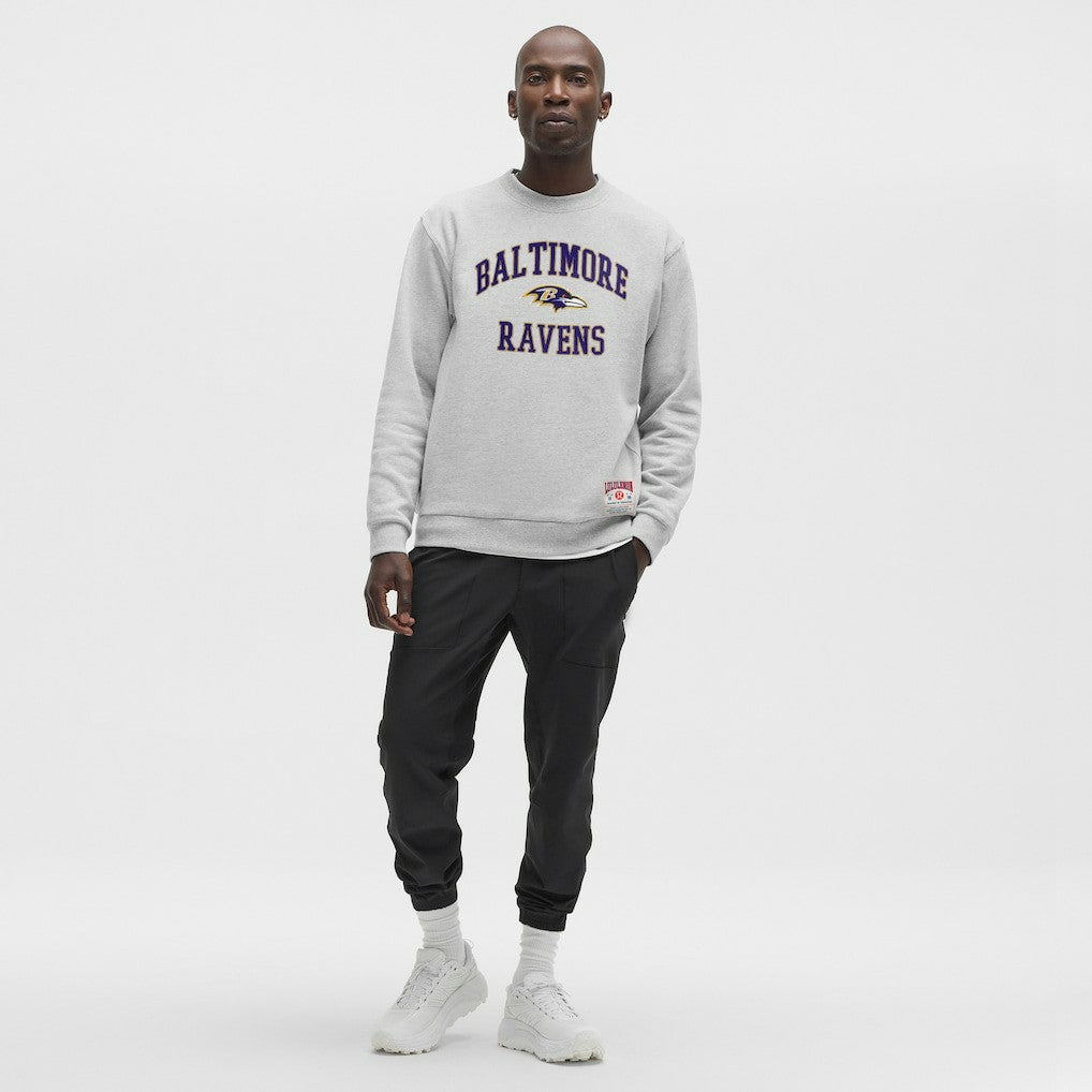 Baltimore Ravens lululemon Steady State Sweatshirt Heathered Silver Drop - NFL