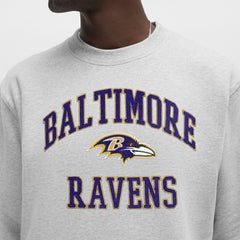 Baltimore Ravens lululemon Steady State Sweatshirt Heathered Silver Drop - NFL