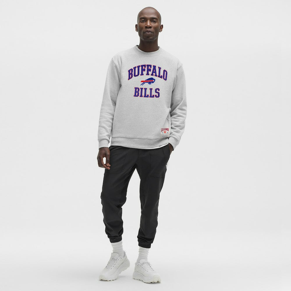 Buffalo Bills lululemon Steady State Sweatshirt Heathered Silver Drop - NFL