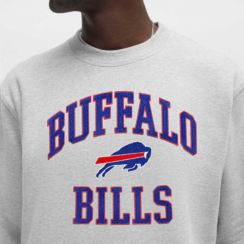 Buffalo Bills lululemon Steady State Sweatshirt Heathered Silver Drop - NFL