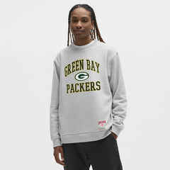 Green Bay Packers lululemon Steady State Sweatshirt Heathered Silver Drop - NFL