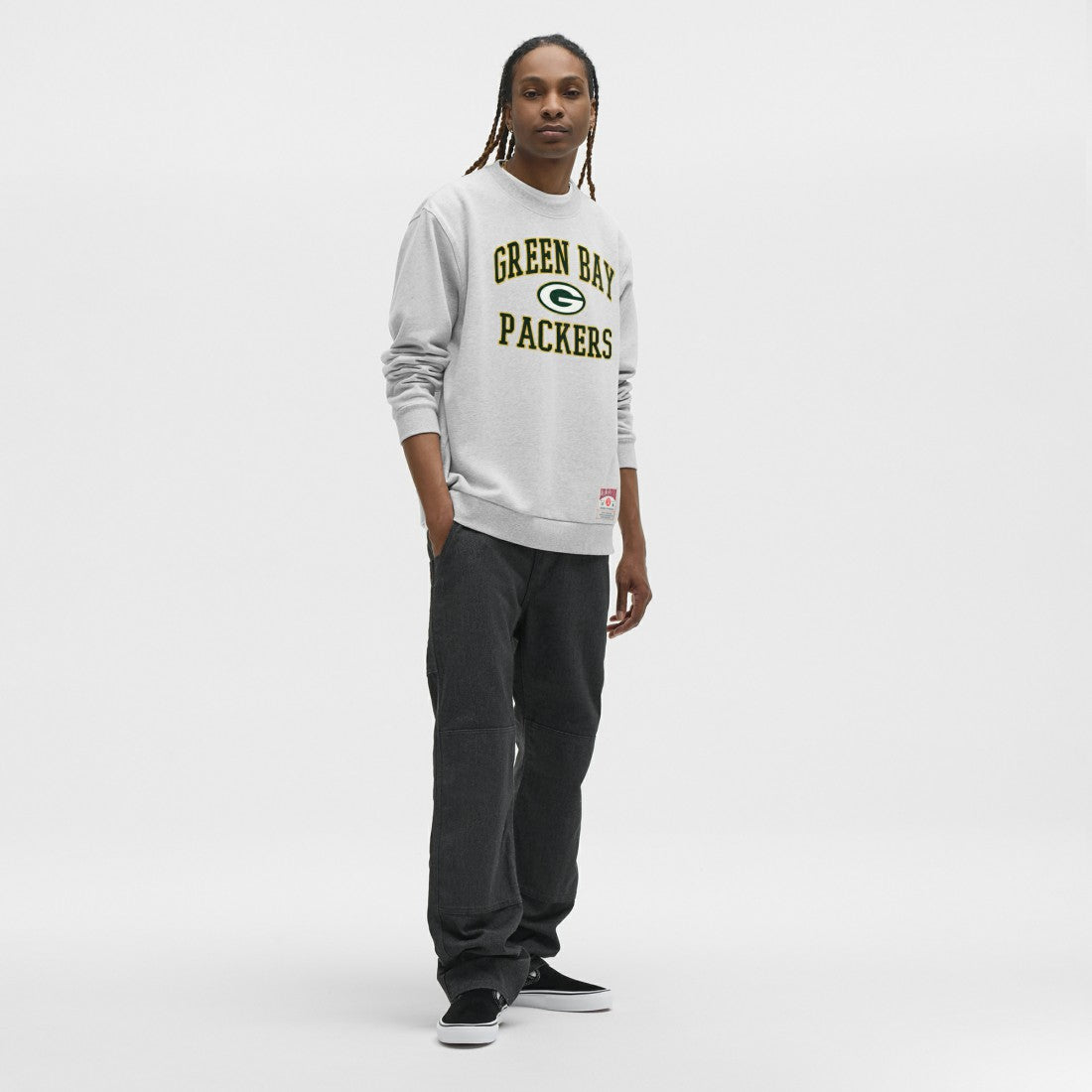 Green Bay Packers lululemon Steady State Sweatshirt Heathered Silver Drop - NFL