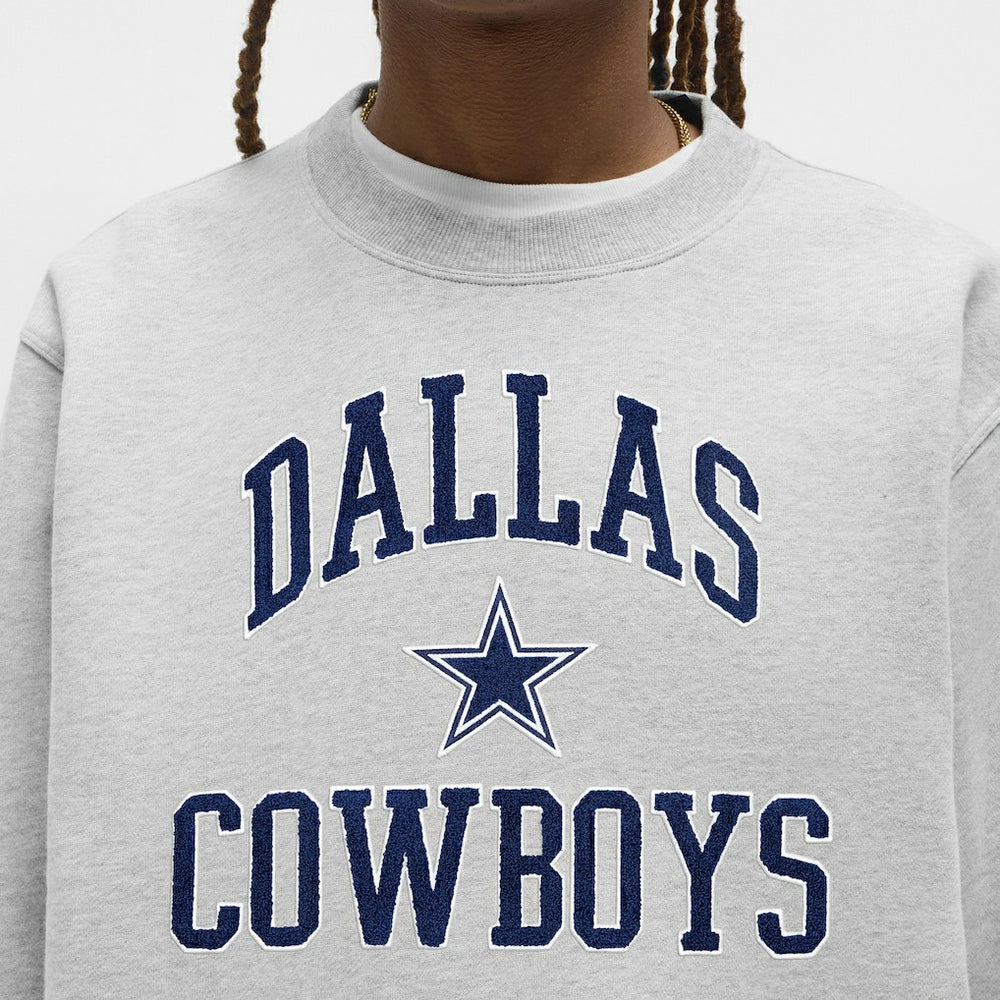 Dallas Cowboys lululemon Steady State Sweatshirt Heathered Silver Drop - NFL