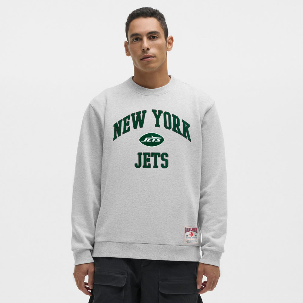 New York Jets lululemon Steady State Sweatshirt Heathered Silver Drop - NFL