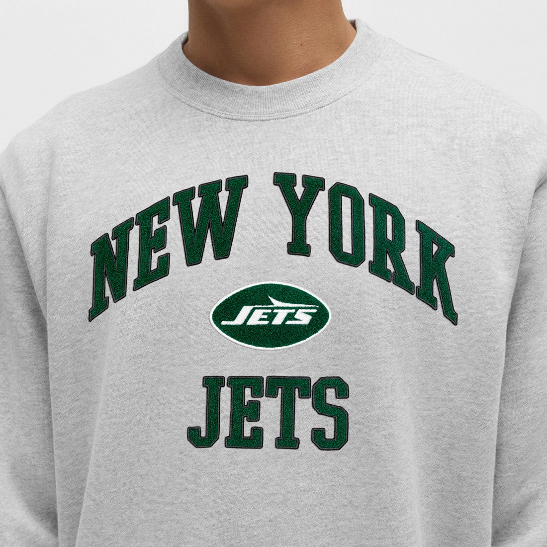 New York Jets lululemon Steady State Sweatshirt Heathered Silver Drop - NFL