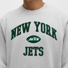New York Jets lululemon Steady State Sweatshirt Heathered Silver Drop - NFL