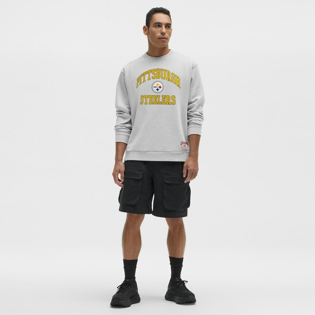 Pittsburgh Steelers lululemon Steady State Sweatshirt Heathered Silver Drop - NFL