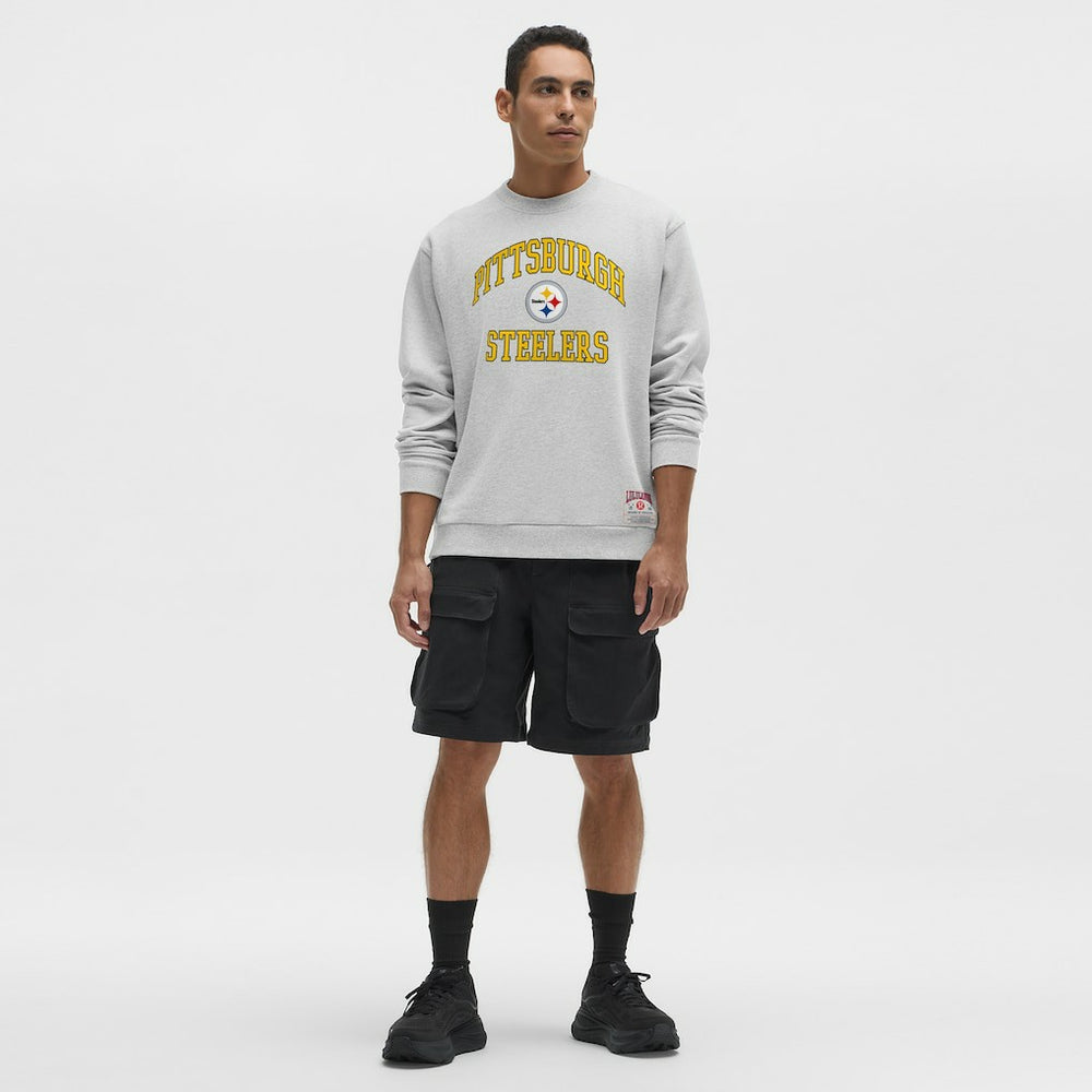 Pittsburgh Steelers lululemon Steady State Sweatshirt Heathered Silver Drop - NFL