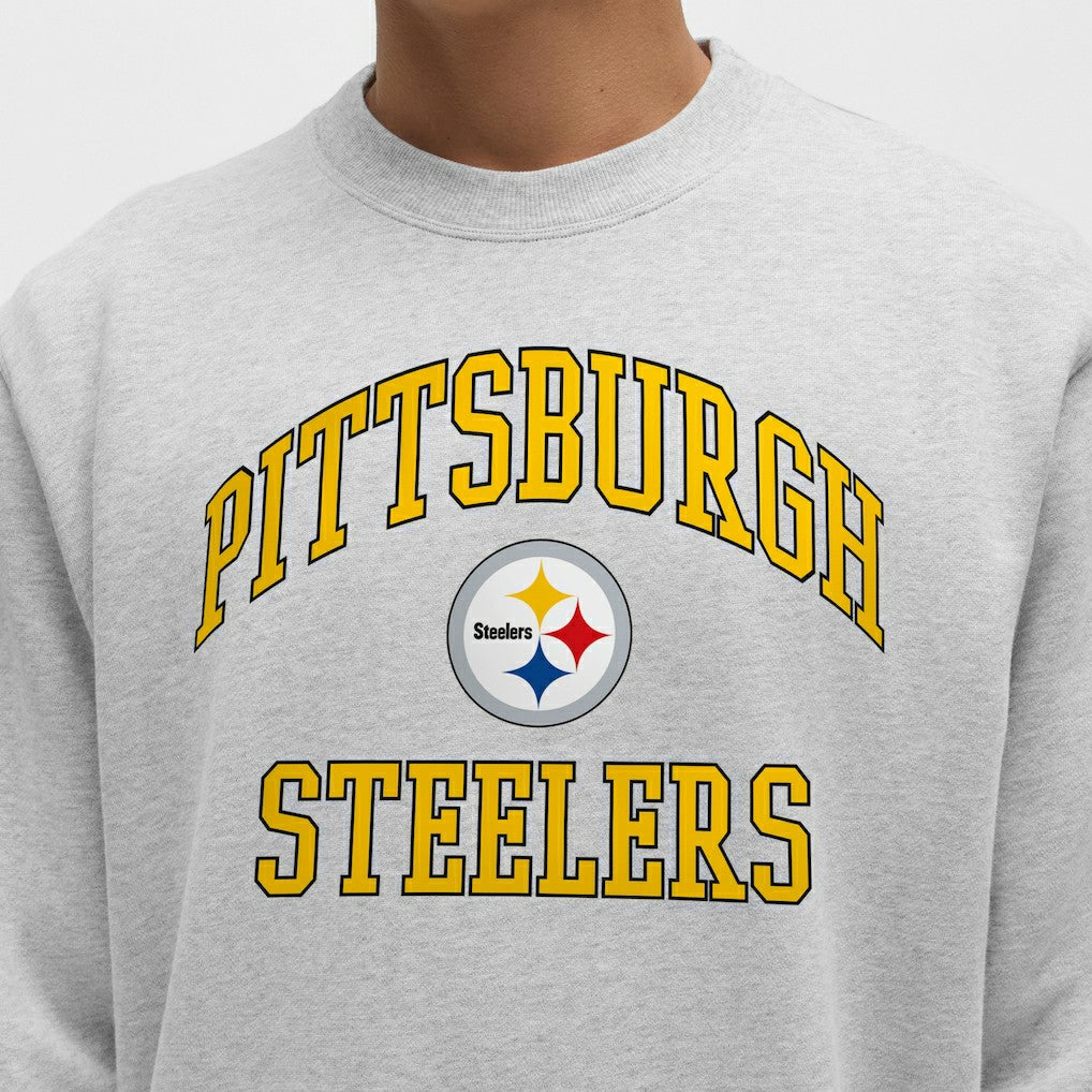 Pittsburgh Steelers lululemon Steady State Sweatshirt Heathered Silver Drop - NFL