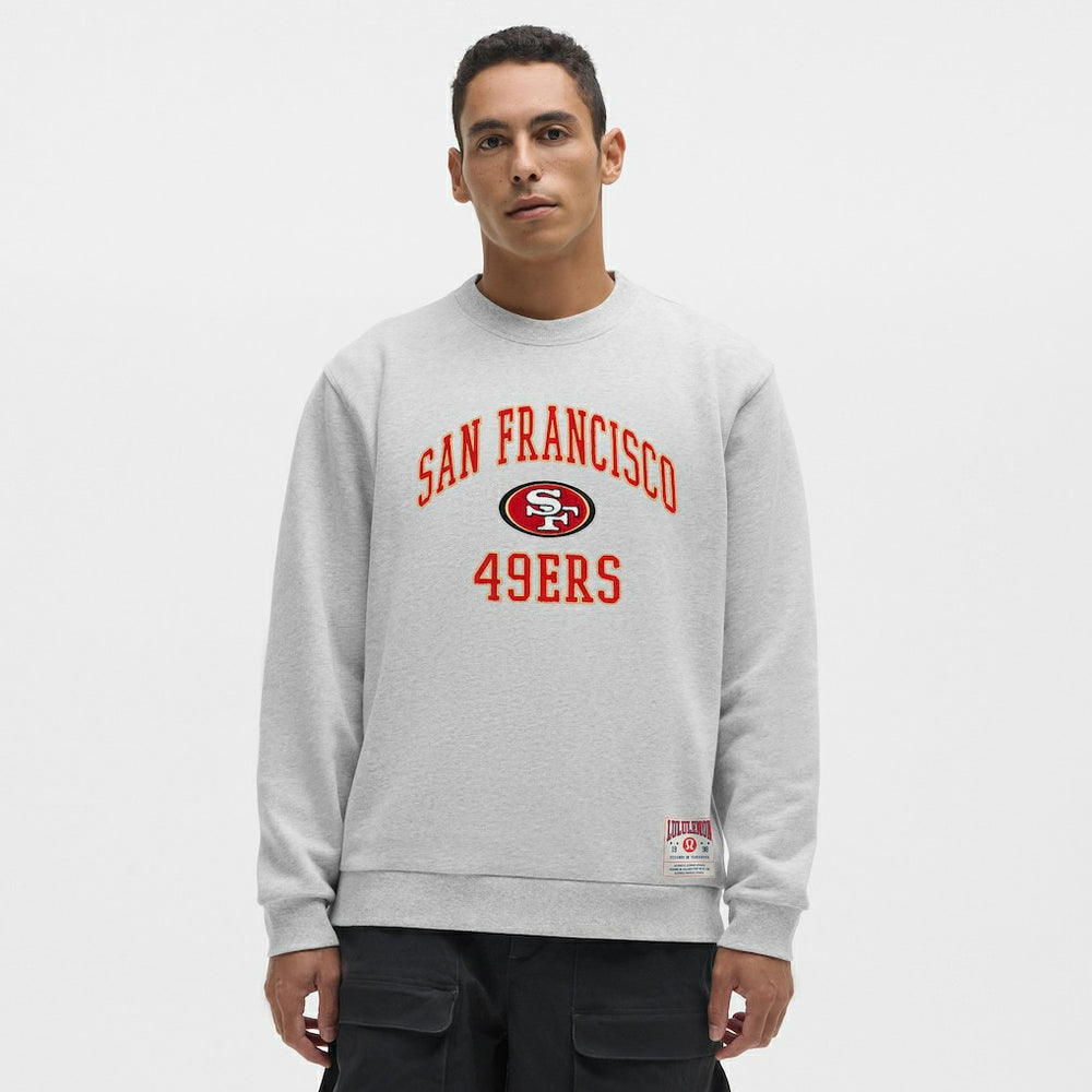 San Francisco 49ers lululemon Steady State Sweatshirt Heathered Silver Drop - NFL
