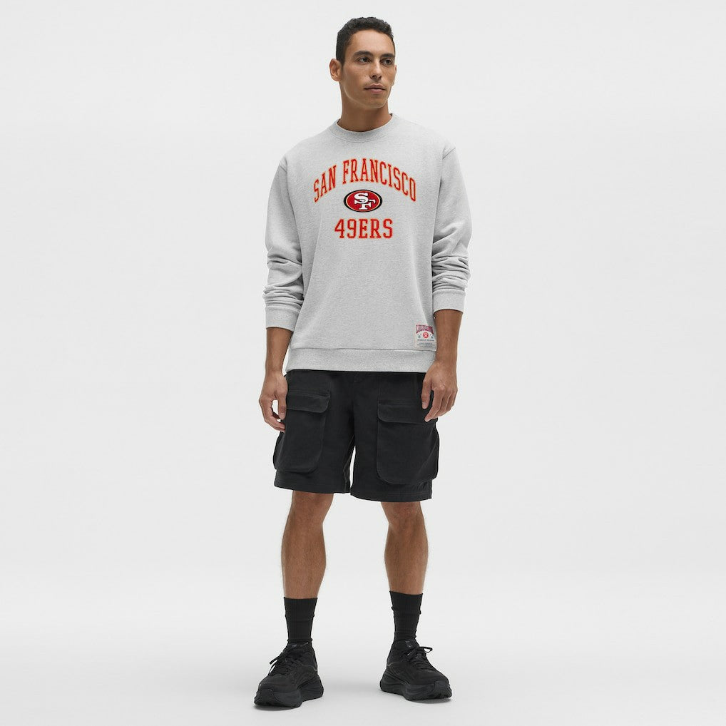 San Francisco 49ers lululemon Steady State Sweatshirt Heathered Silver Drop - NFL
