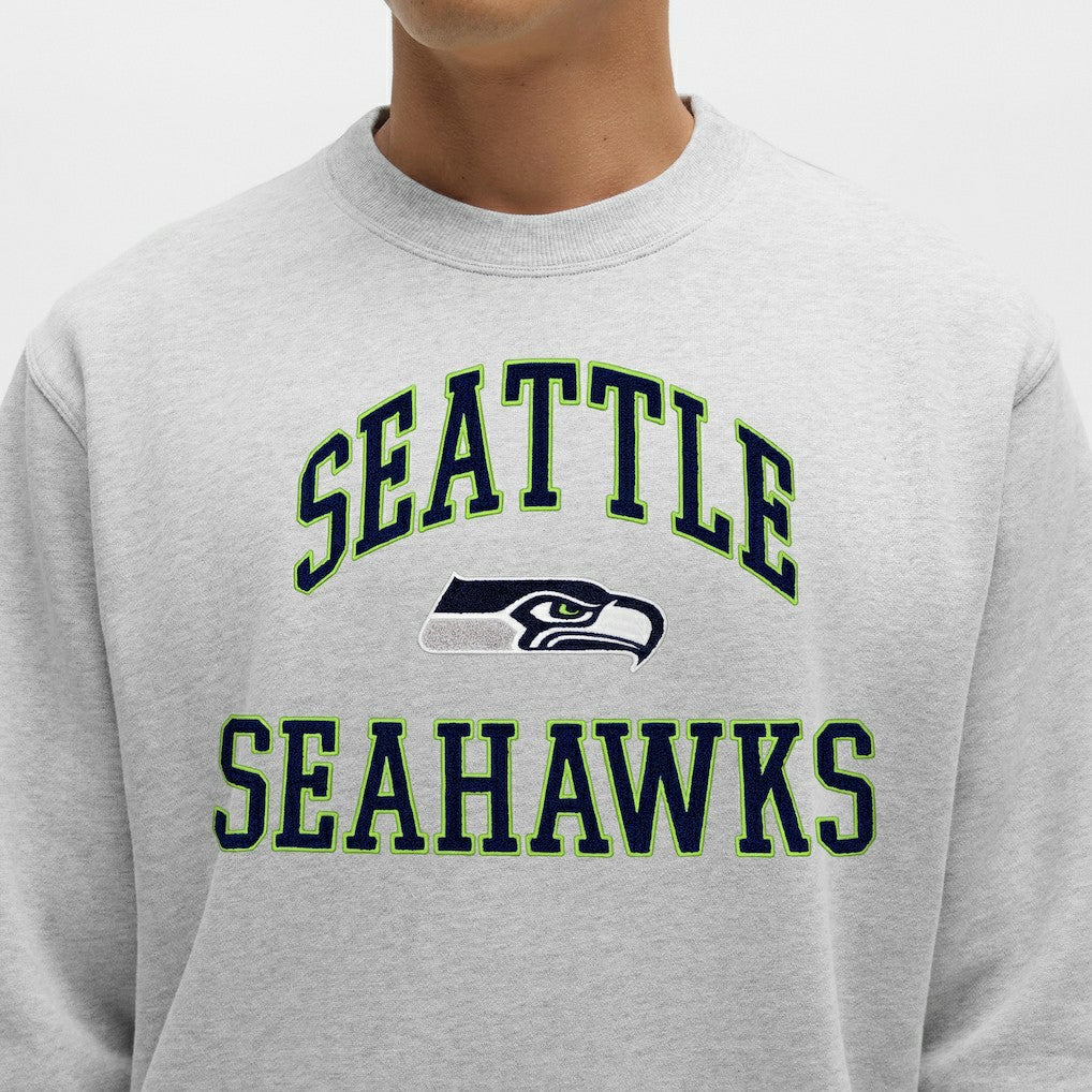 Seattle Seahawks lululemon Steady State Sweatshirt Heathered Silver Drop - NFL